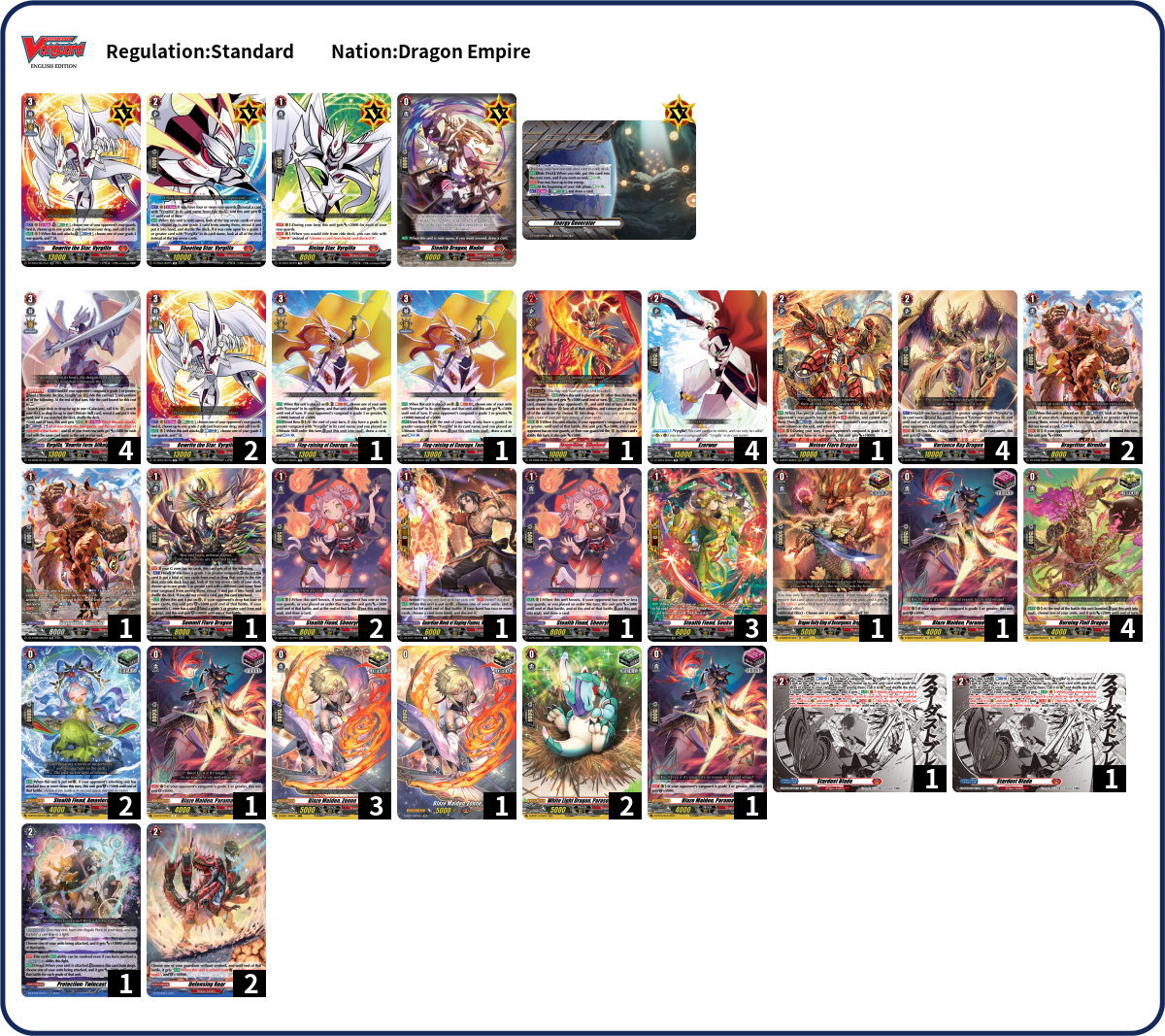 STD123 Deck List