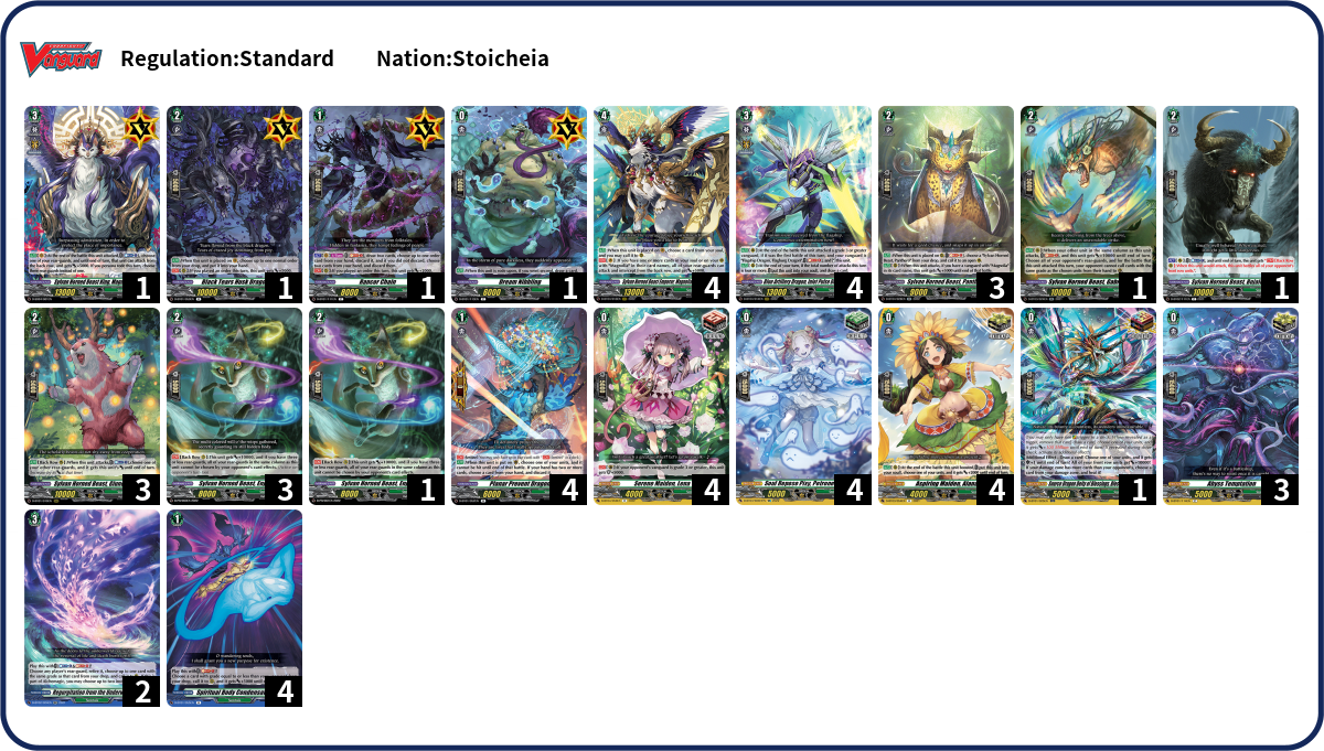   Deck List