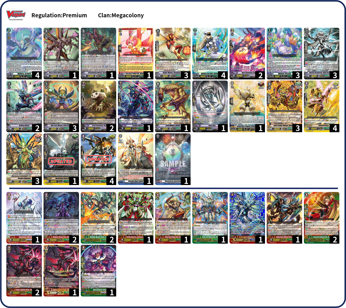Shadowrider512 Deck List