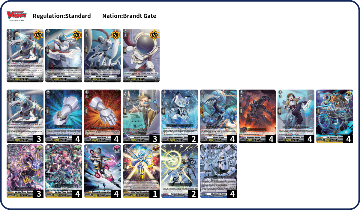 シルエット　デッキ Deck Code [7TF5J] deck | Deck Log