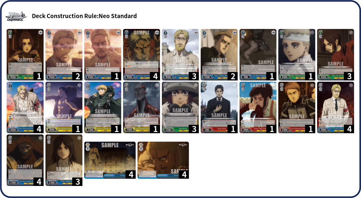 Elio Kataoka Deck List