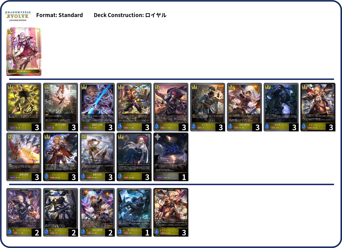 Deck Code [WA5Y] deck | Deck Log